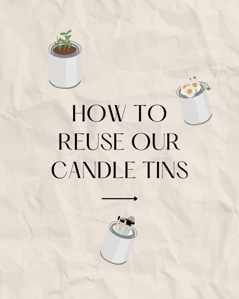 How to re-use and repurpose your candle tins after burning