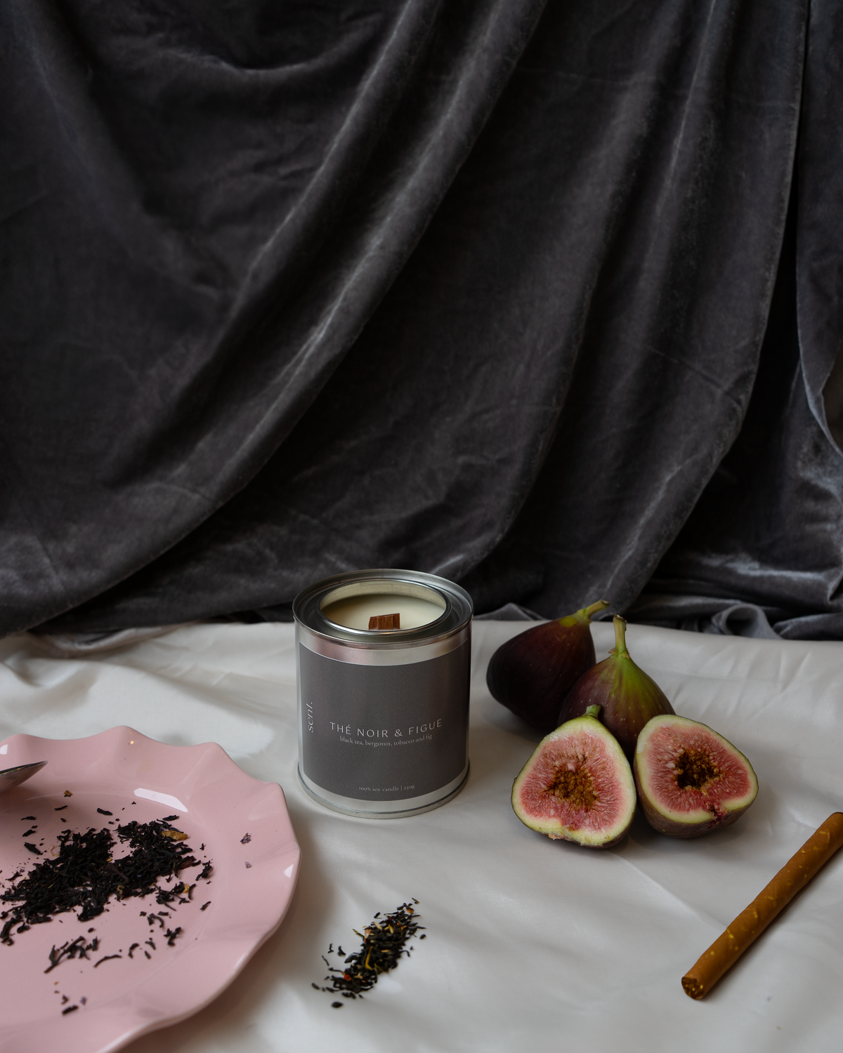 Thé Noir & Figue | Black Tea + Fig + Bergamot + Tobacco