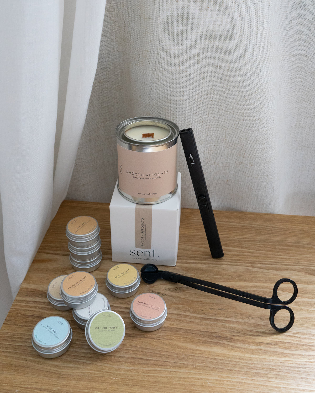 Shop sent Starter Candle Box with 100% Soy Wax - sent studio